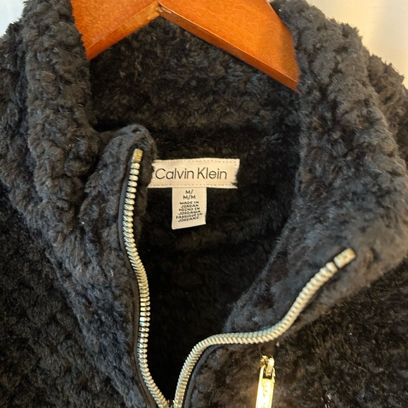 Calvin Klein Black Textured Jacket - Picture 6 of 7